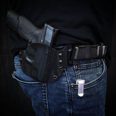 magholder with pistol on belt